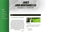 Desktop Screenshot of johnslawnmaintenance.com